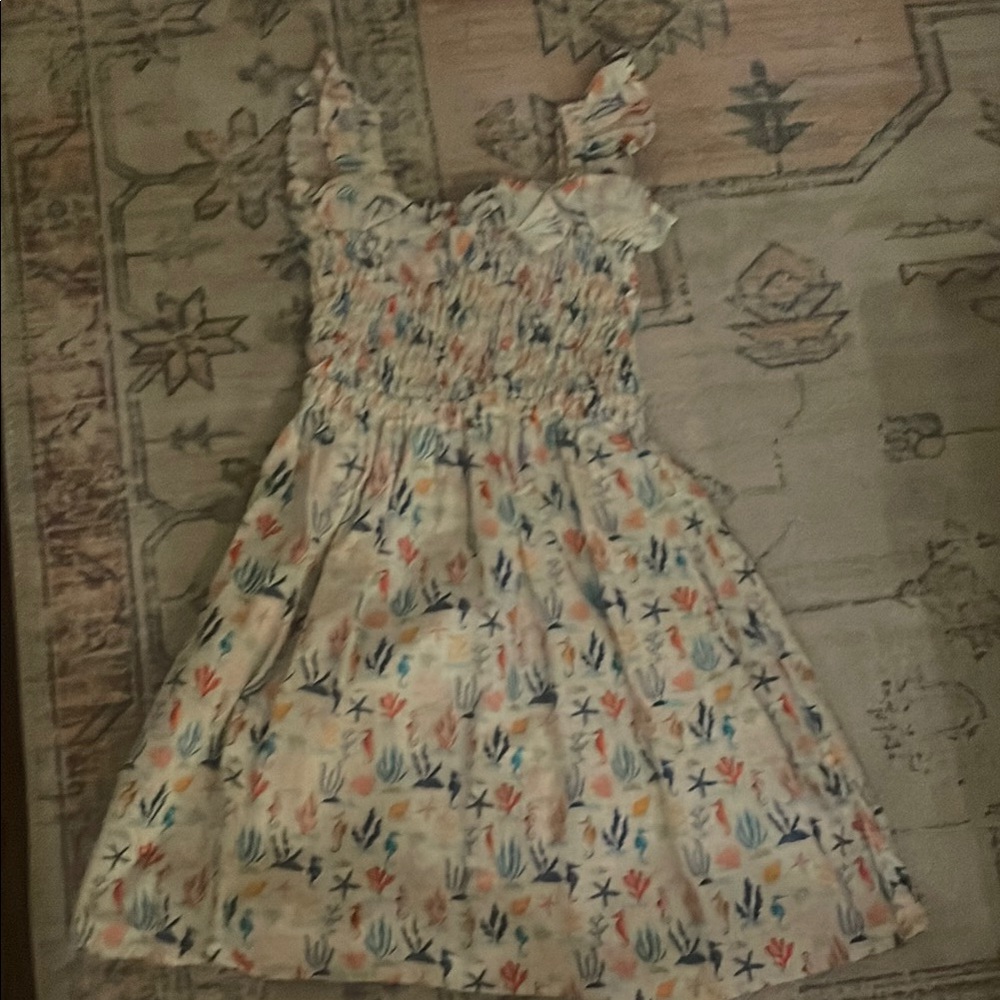 Girls smocked dress size 8